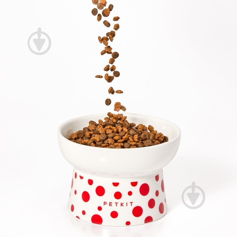Миска PETKIT Polka Dot Bowl white 120 мл - фото 3
