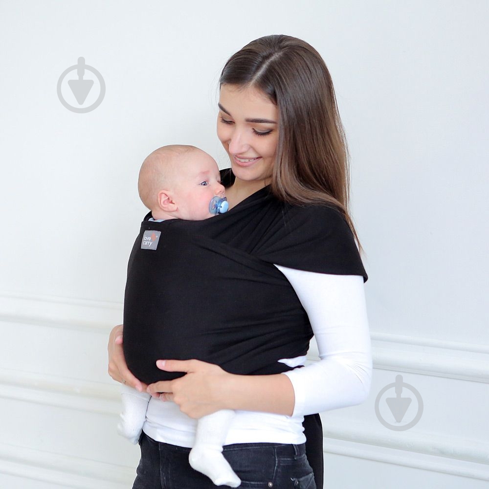 Слинг-шарф Оникс Love & Carry черный LC416 - фото 2 Слинг-шарф Оникс Love & Carry черный LC416 - фото 2