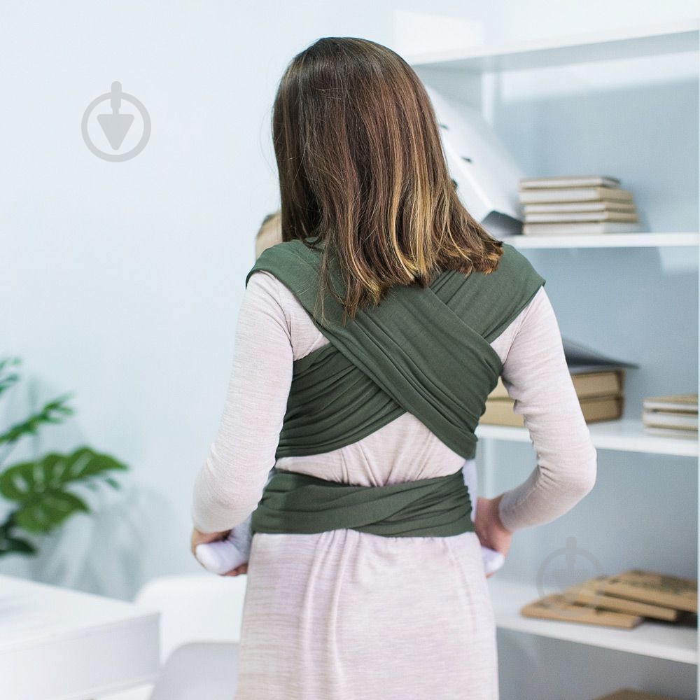 Слинг-шарф Олива Love & Carry оливковый LC418 - фото 3