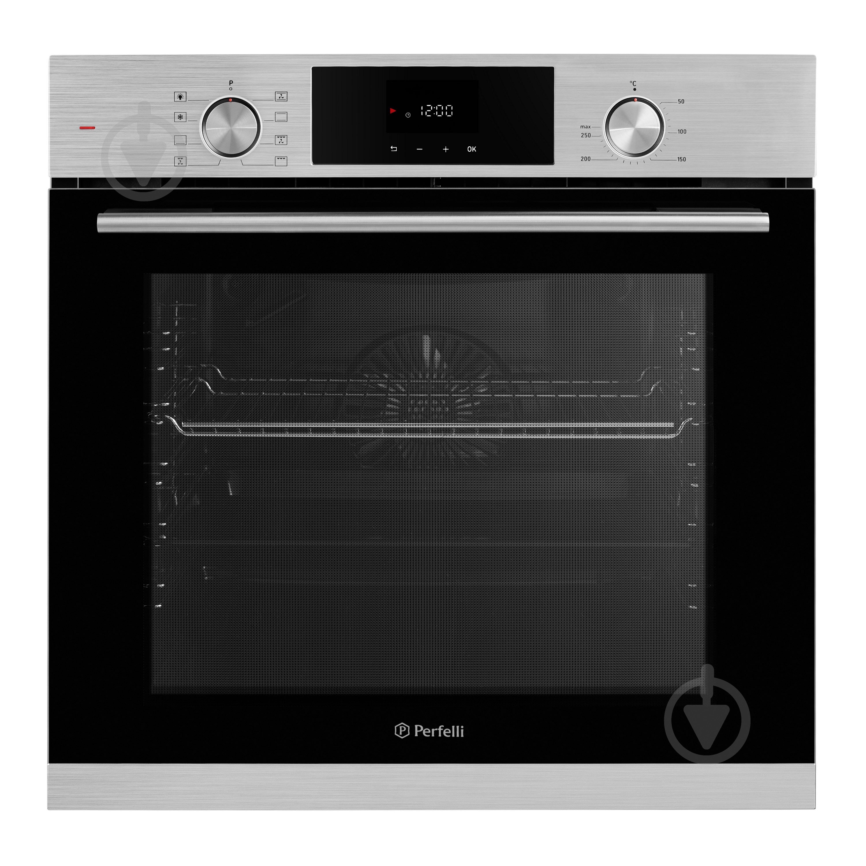 Духова шафа Perfelli DIAMOND 6D8L INOX електрична повновбудовувана - фото 1