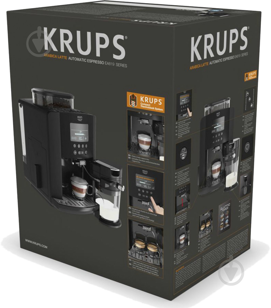 Кофемашина Krups EA819N10 Arabica Latte - фото 23