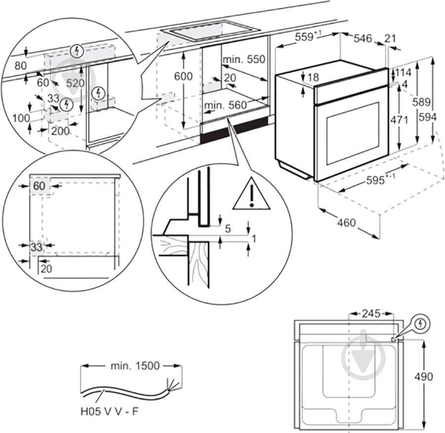 Духова шафа Electrolux OKA9S31CX - фото 15