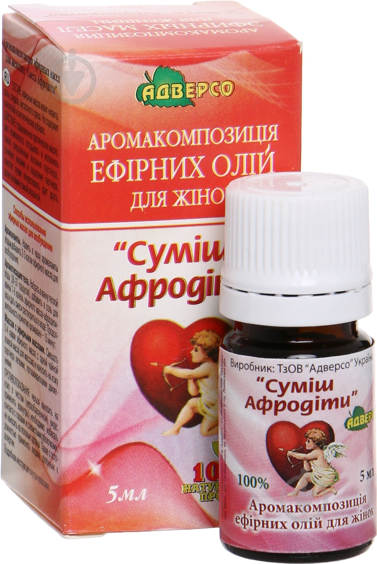 Аромакомпозиция Адверсо Суміш Афродіти 5 мл - фото 1 Аромакомпозиция Адверсо Суміш Афродіти 5 мл - фото 1