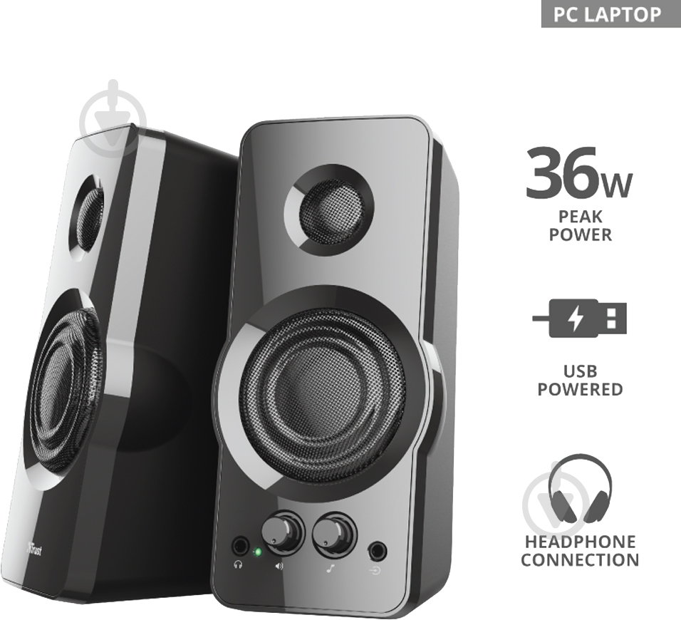 Акустична система Trust Orion USB 2.0 black - фото 5