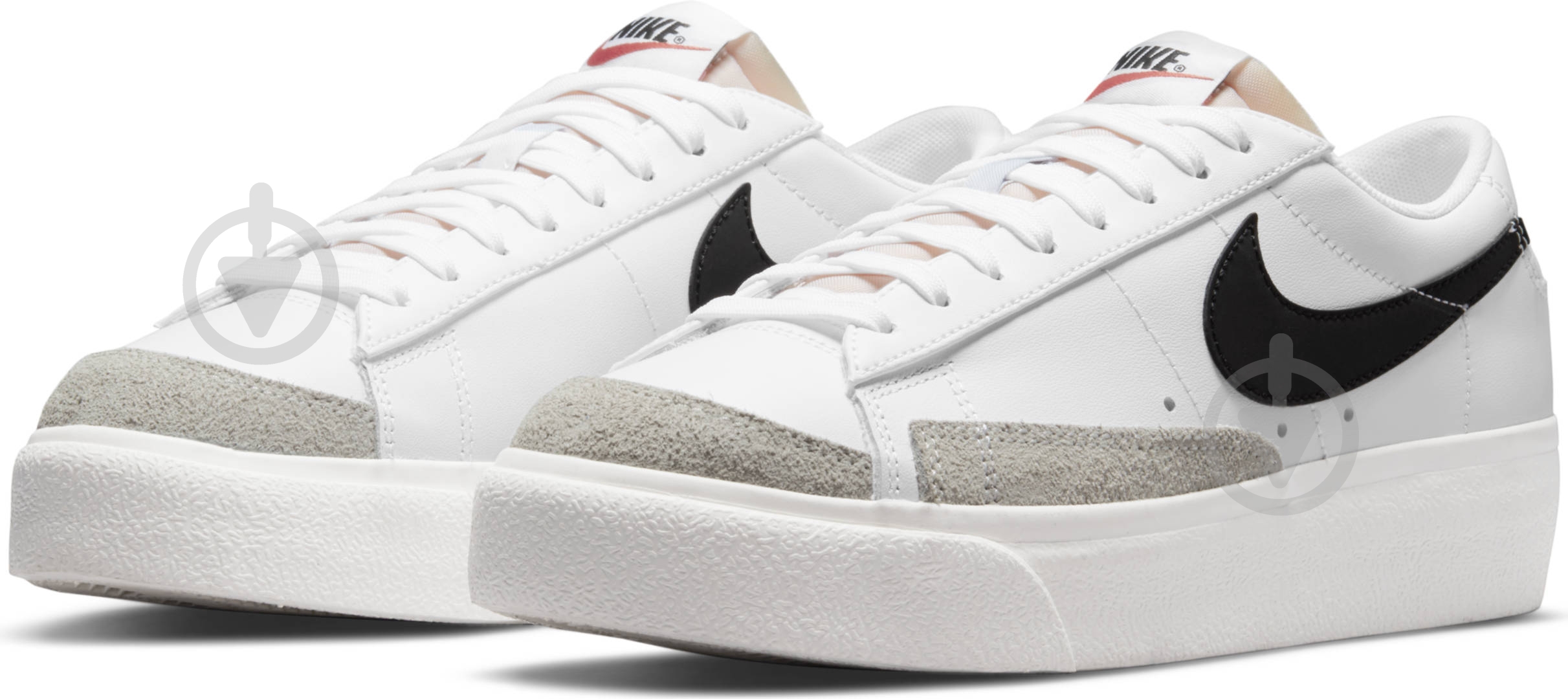 Кроссовки женские демисезонные Nike W BLAZER LOW PLATFORM DJ0292-101 р.40,5 белые - фото 6