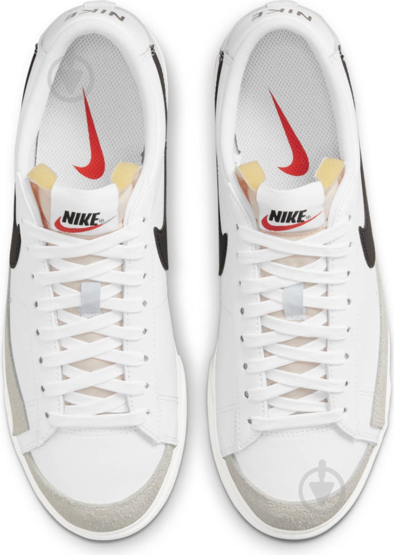 Кроссовки женские демисезонные Nike W BLAZER LOW PLATFORM DJ0292-101 р.40,5 белые - фото 7
