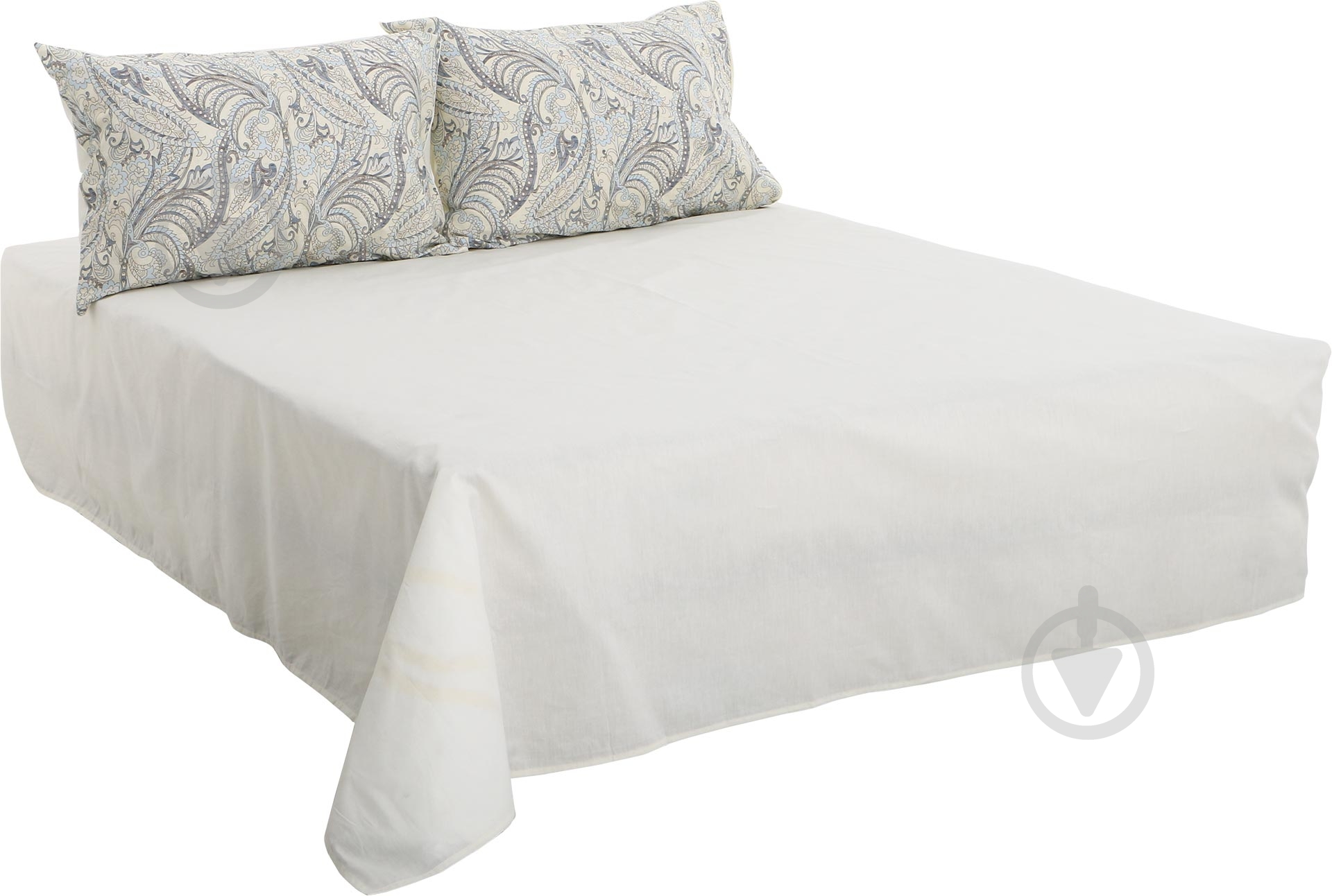 Комплект постельного белья Claudia семейный серый Ibodo - фото 2