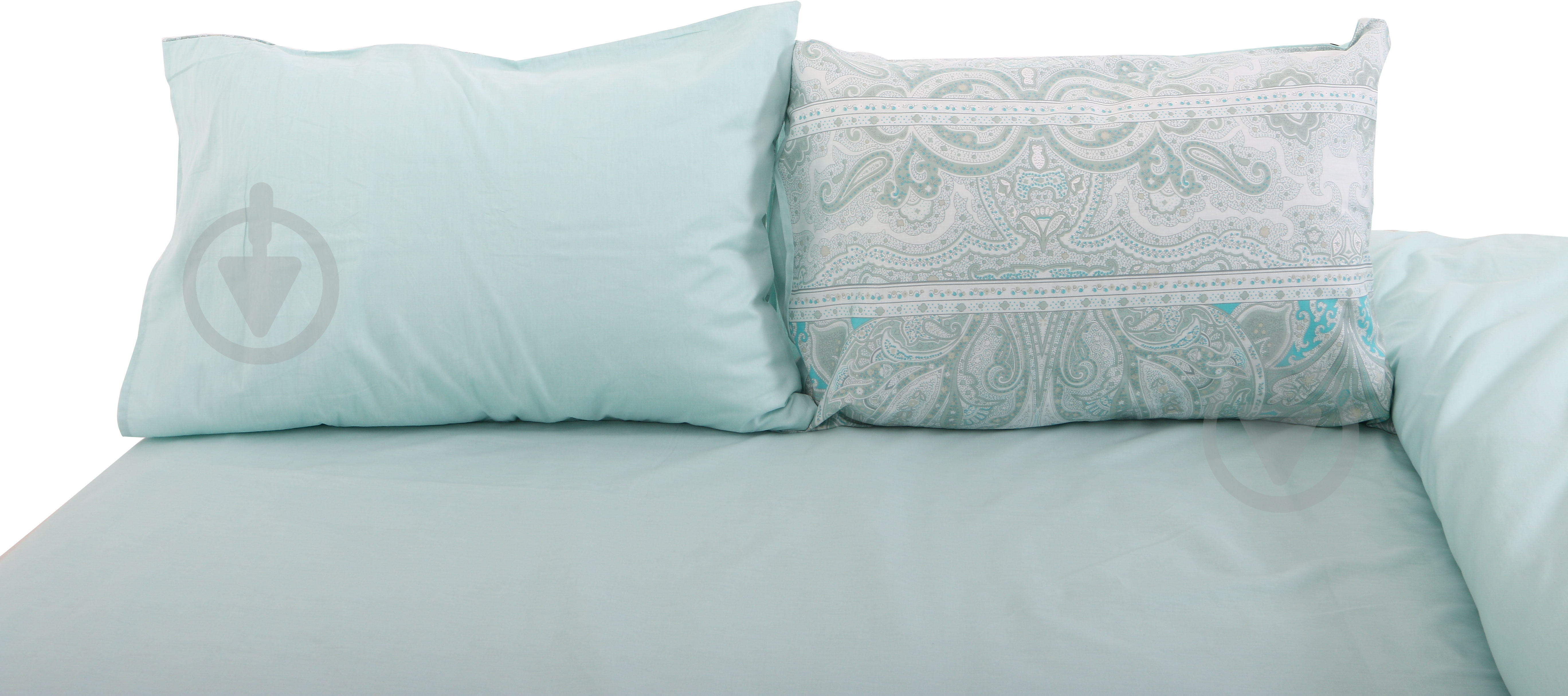 Комплект постельного белья Geneva 1,5 бирюзовый Ibodo - фото 3 Комплект постельного белья Geneva 1,5 бирюзовый Ibodo - фото 3