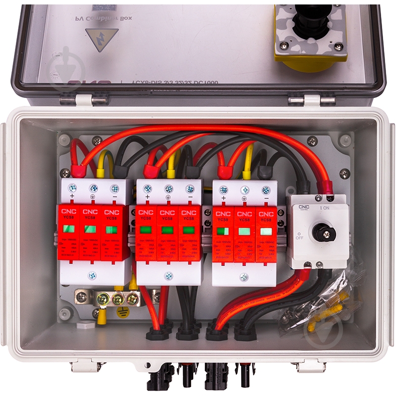 Панель отключения CNC PV CNC 3in-3out YCX8-DIS 3/3 32/32 DC1000 - фото 2 Панель отключения CNC PV CNC 3in-3out YCX8-DIS 3/3 32/32 DC1000 - фото 2