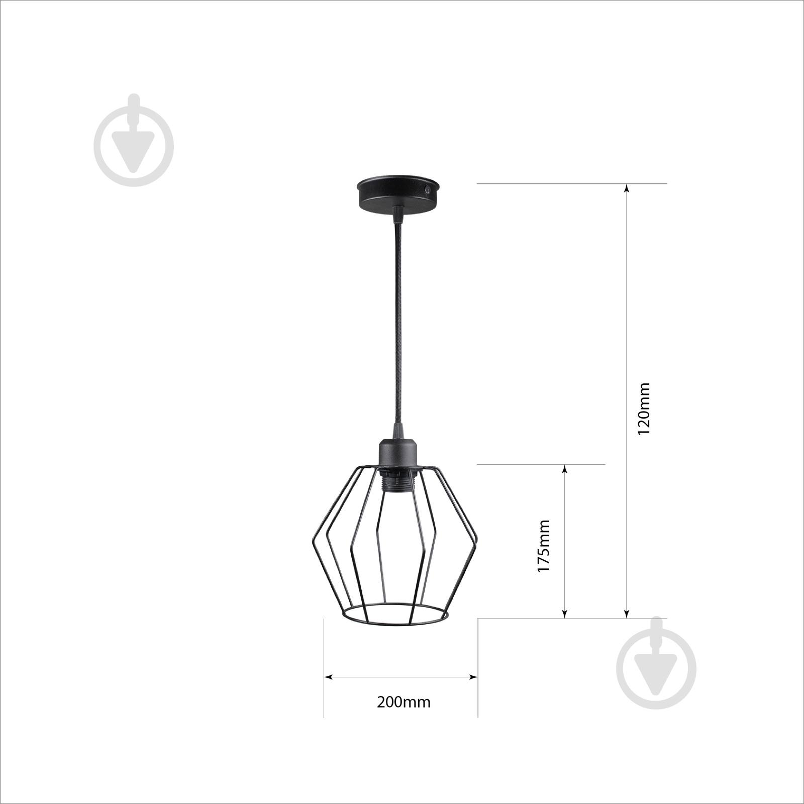 Підвіс Loft 1820 Светкомплект чорний - фото 4