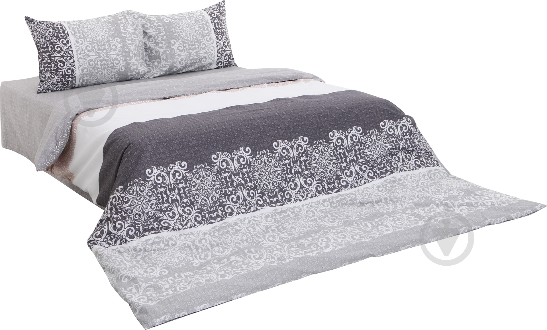 Комплект постельного белья Laura 2,0 серый Ibodo - фото 1