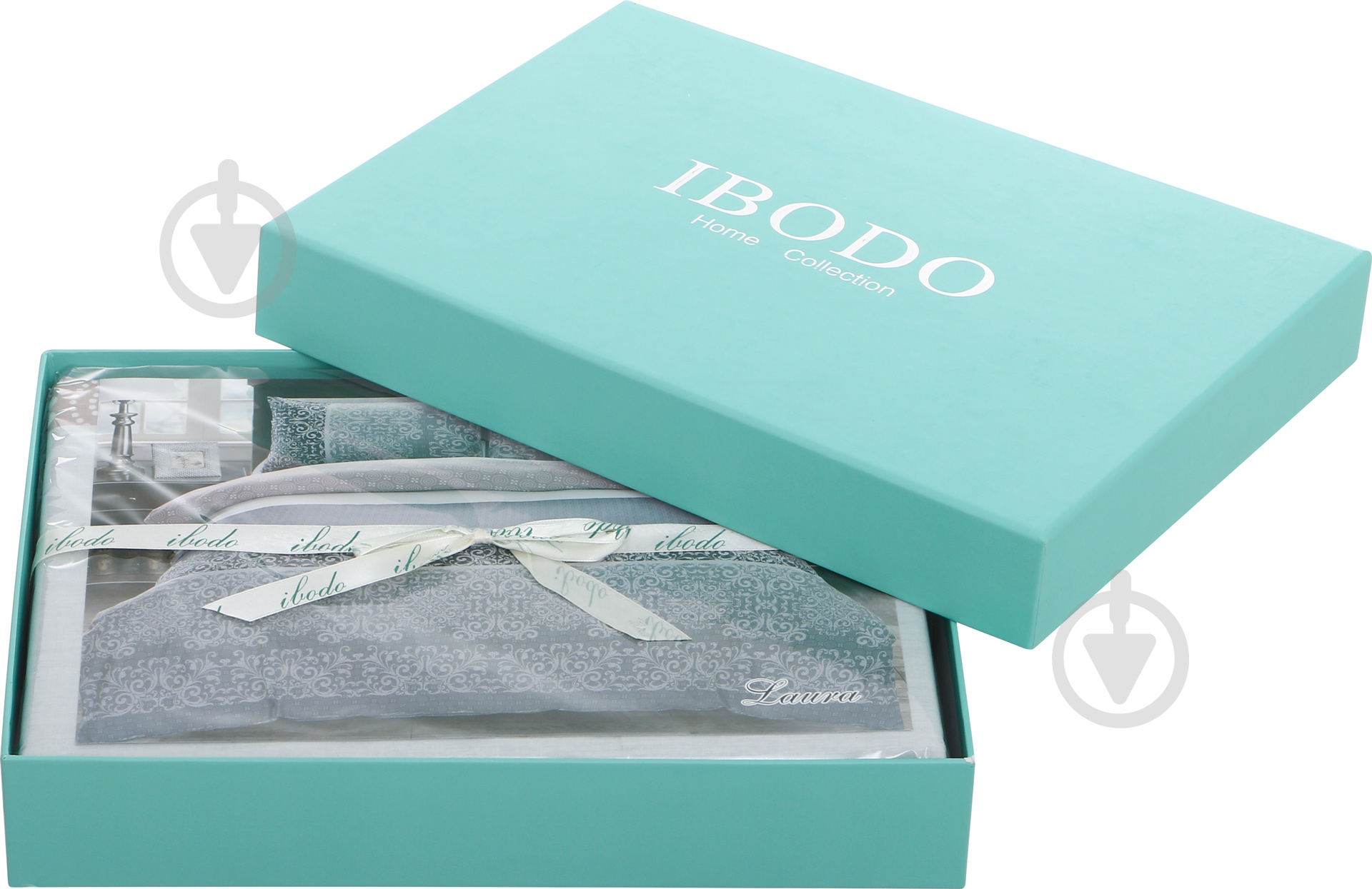 Комплект постельного белья Laura 2,0 серый Ibodo - фото 7