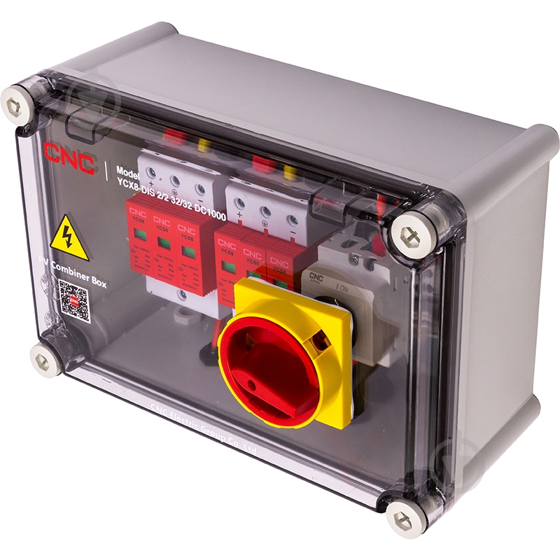 Панель вимкнення CNC PV 2in-2out YCX8-DIS 2/2 32/32 DC1000 - фото 2 Панель вимкнення CNC PV 2in-2out YCX8-DIS 2/2 32/32 DC1000 - фото 2