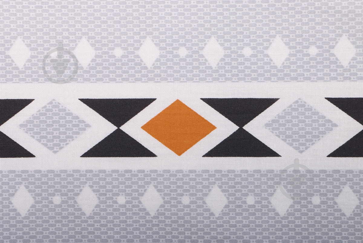 Комплект постельного белья Naples 1,5 серый с желтым Ibodo - фото 4