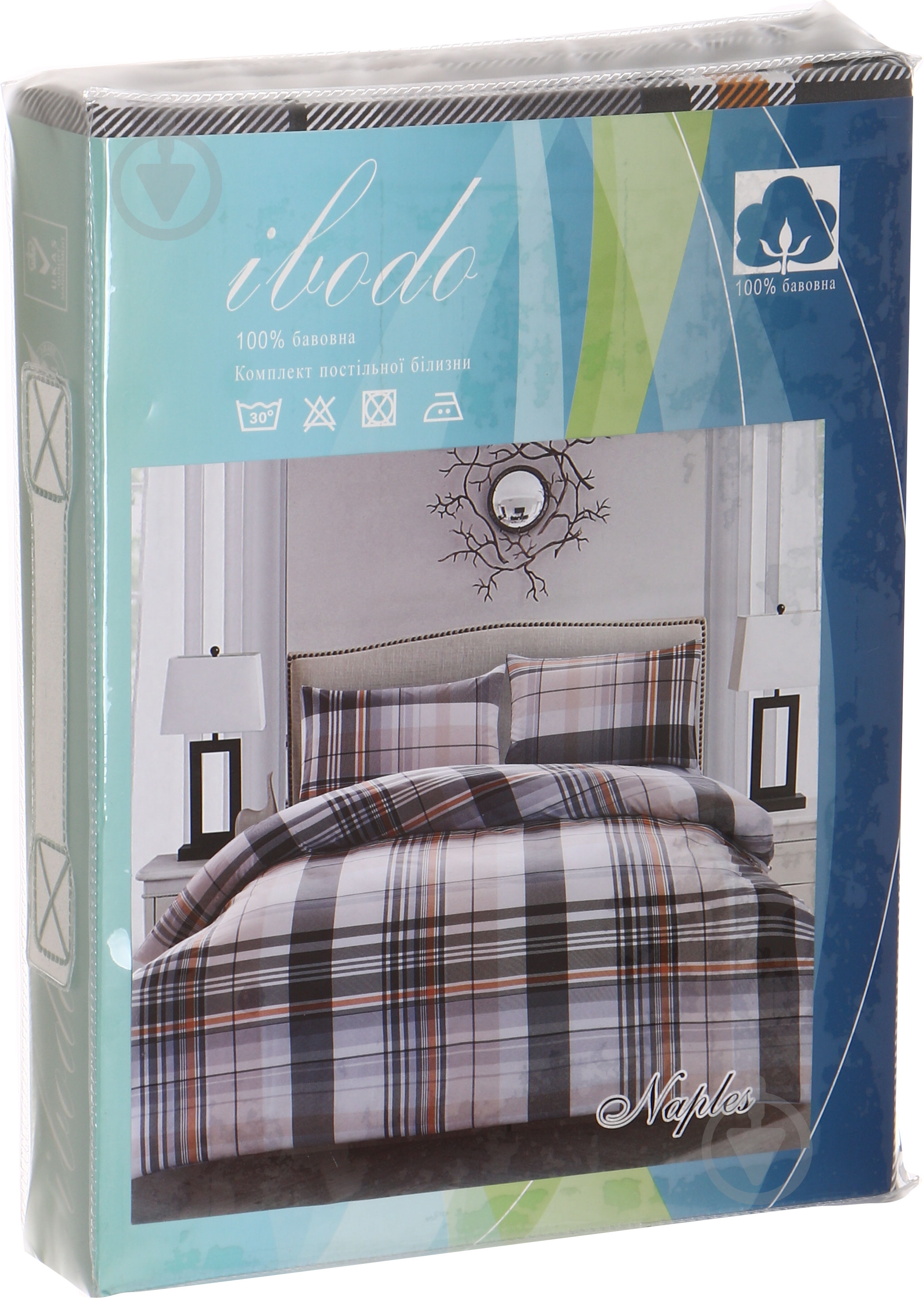 Комплект постельного белья Naples 2,0 серый с желтым La Nuit - фото 6