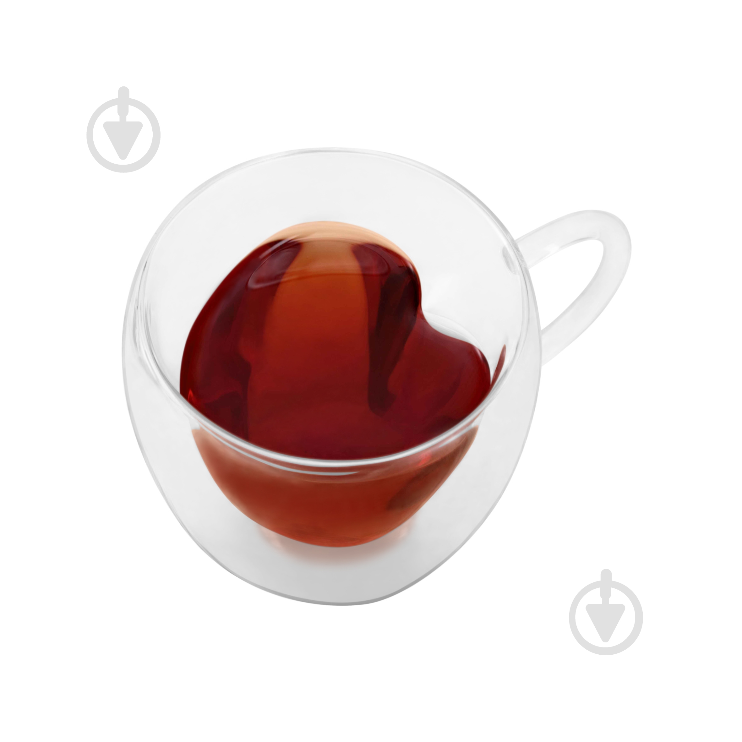 Набор чашек Maxmark Heart 150 мл 2 шт. MK-2745DW - фото 4 Набор чашек Maxmark Heart 150 мл 2 шт. MK-2745DW - фото 4