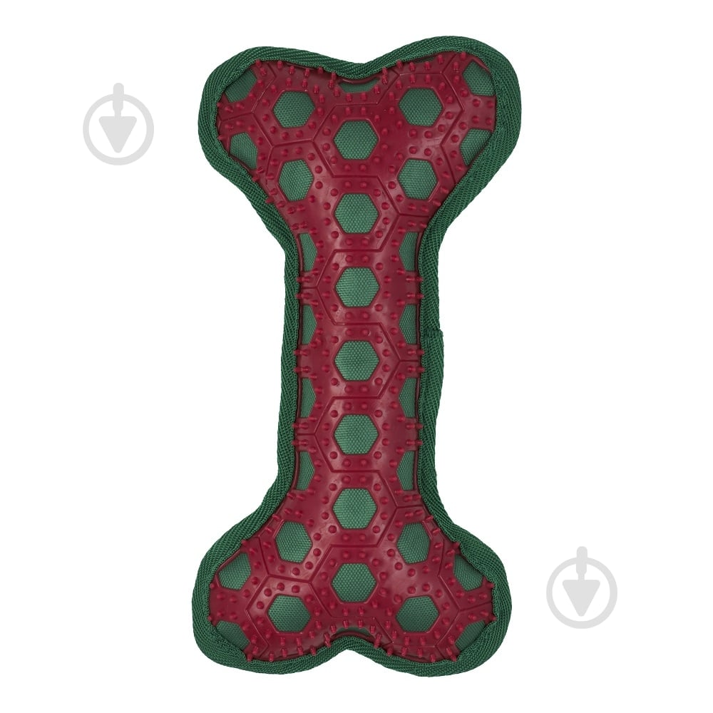 Игрушка для собак AnimAll GrizZzly Кость 22 см зеленый с красным (184884) - фото 1 Игрушка для собак AnimAll GrizZzly Кость 22 см зеленый с красным (184884) - фото 1