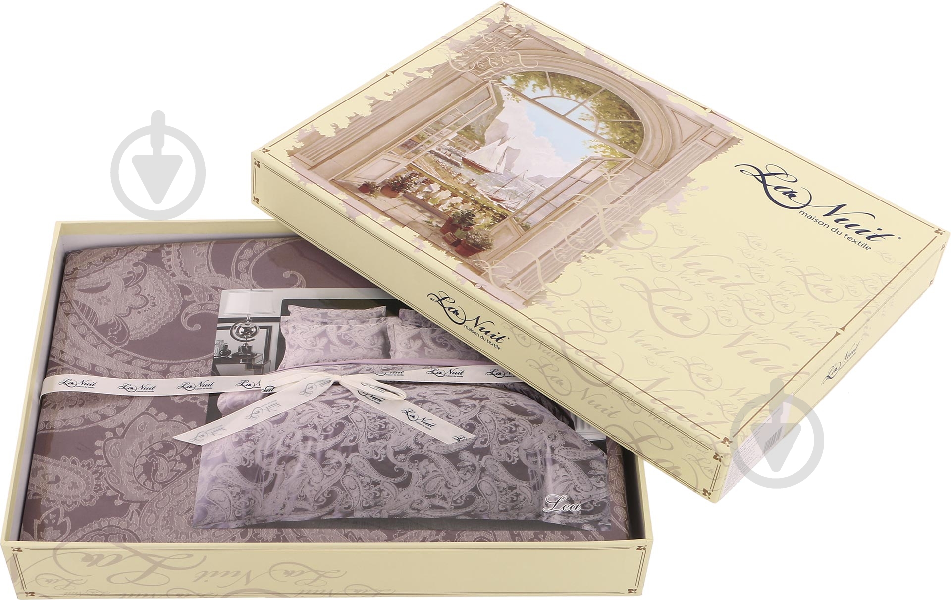 Комплект постельного белья Lea 2,0 сиреневый La Nuit - фото 6 Комплект постельного белья Lea 2,0 сиреневый La Nuit - фото 6