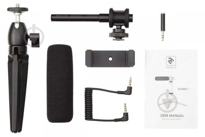 Микрофон 2E с триподом для мобильных устройств (2E-MM011_OLD) - фото 2 Микрофон 2E с триподом для мобильных устройств (2E-MM011_OLD) - фото 2