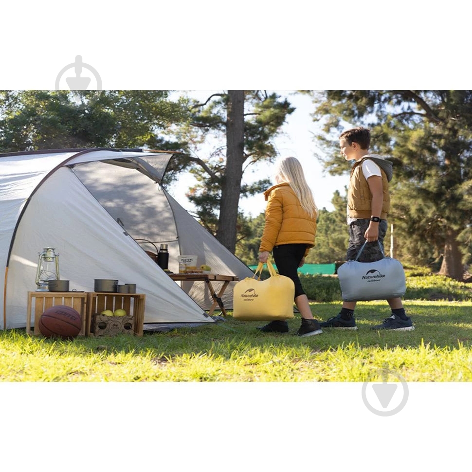 Спальный мешок Naturehike детский С300 NH21MSD01 голубой (6 °C / -13°C) - фото 3