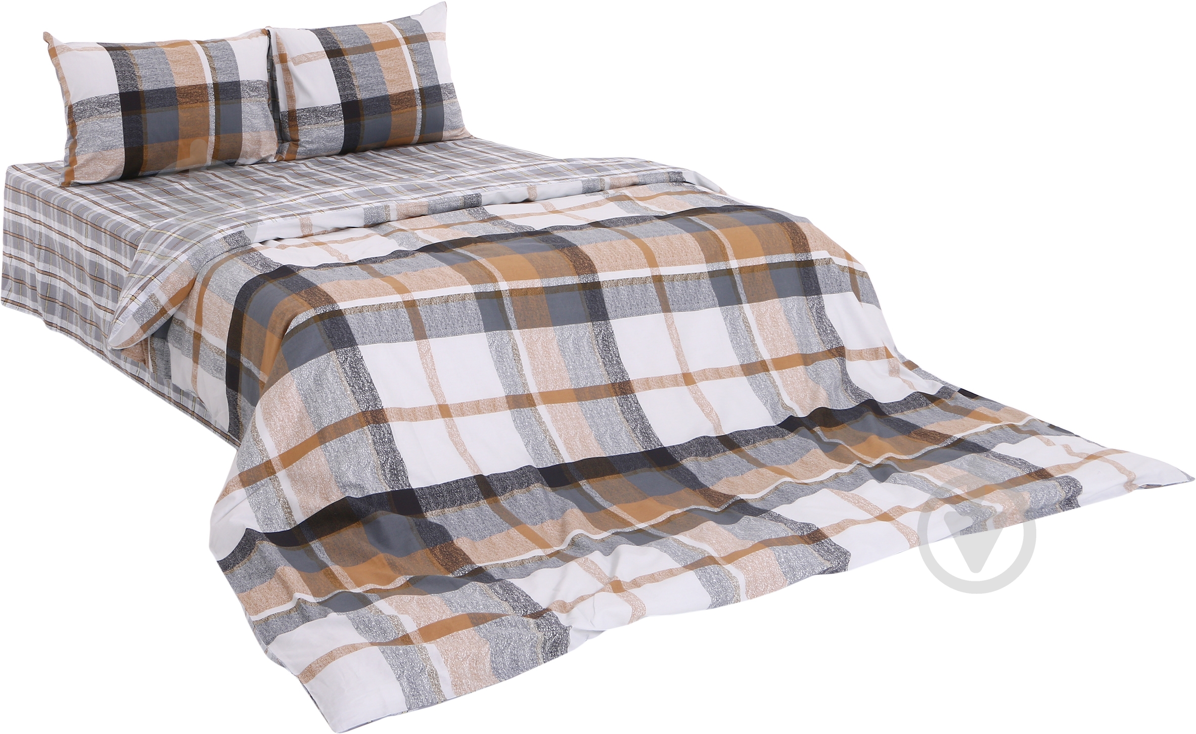 Комплект постельного белья Viola 2,0 горчичный La Nuit - фото 1 Комплект постельного белья Viola 2,0 горчичный La Nuit - фото 1