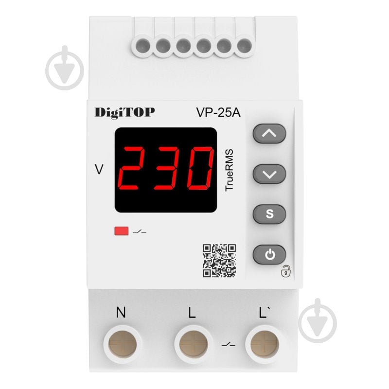 Реле напряжения DigiTOP VP-25A M3R - фото 2 Реле напряжения DigiTOP VP-25A M3R - фото 2
