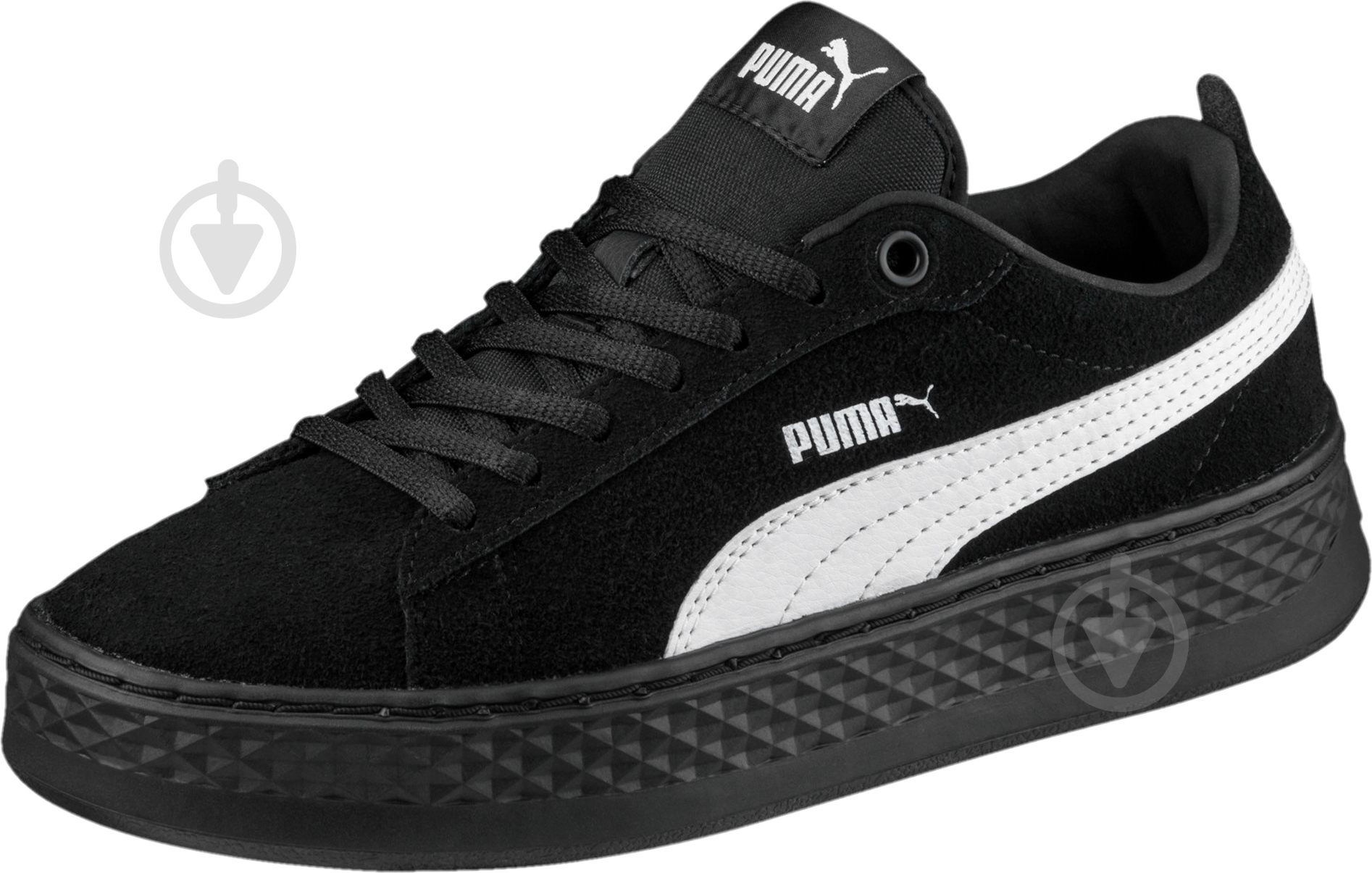 Кросівки Puma Smash Platform SD 36648802 р.38 чорний - фото 1 Кросівки Puma Smash Platform SD 36648802 р.38 чорний - фото 1