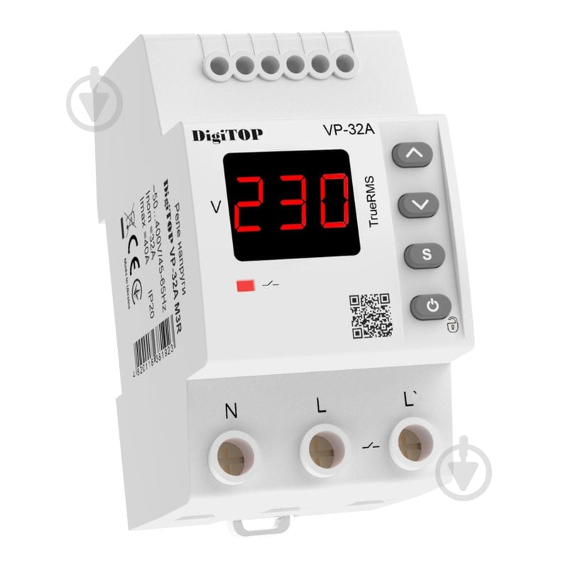 Реле напряжения DigiTOP VP-32A M3R - фото 1 Реле напряжения DigiTOP VP-32A M3R - фото 1
