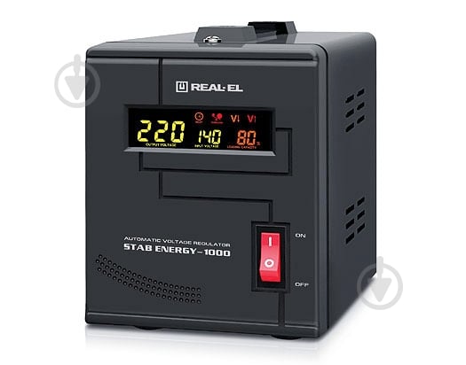 Стабилизатор напряжения Real-el STAB Energy-1000 - фото 4
