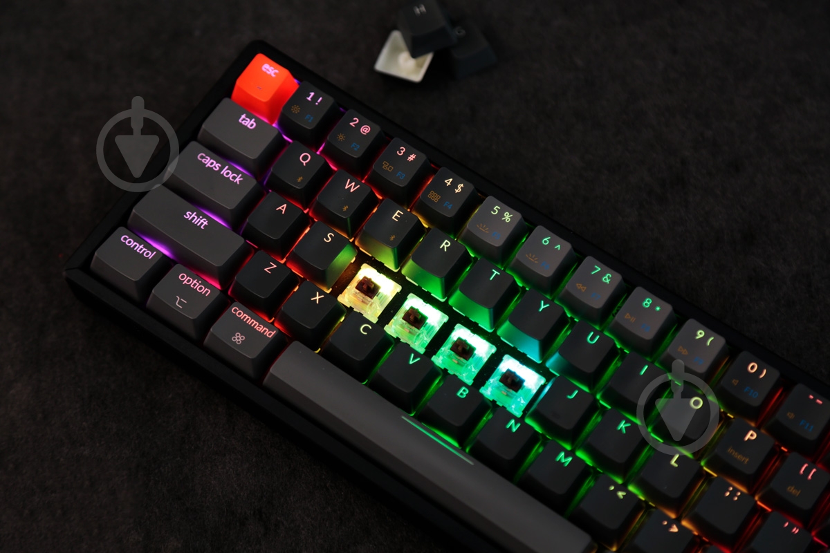 Клавиатура Keychron К6 (R1_KEYCHRON) Optical Red White LED black - фото 7