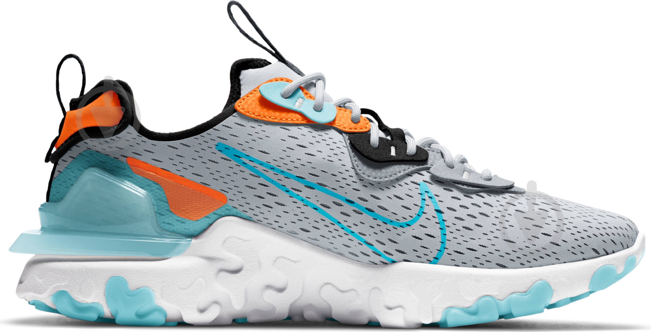 Кросівки чоловічі Nike REACT VISION CD4373-007 р.42,5 різнокольорові - фото 2 Кросівки чоловічі Nike REACT VISION CD4373-007 р.42,5 різнокольорові - фото 2