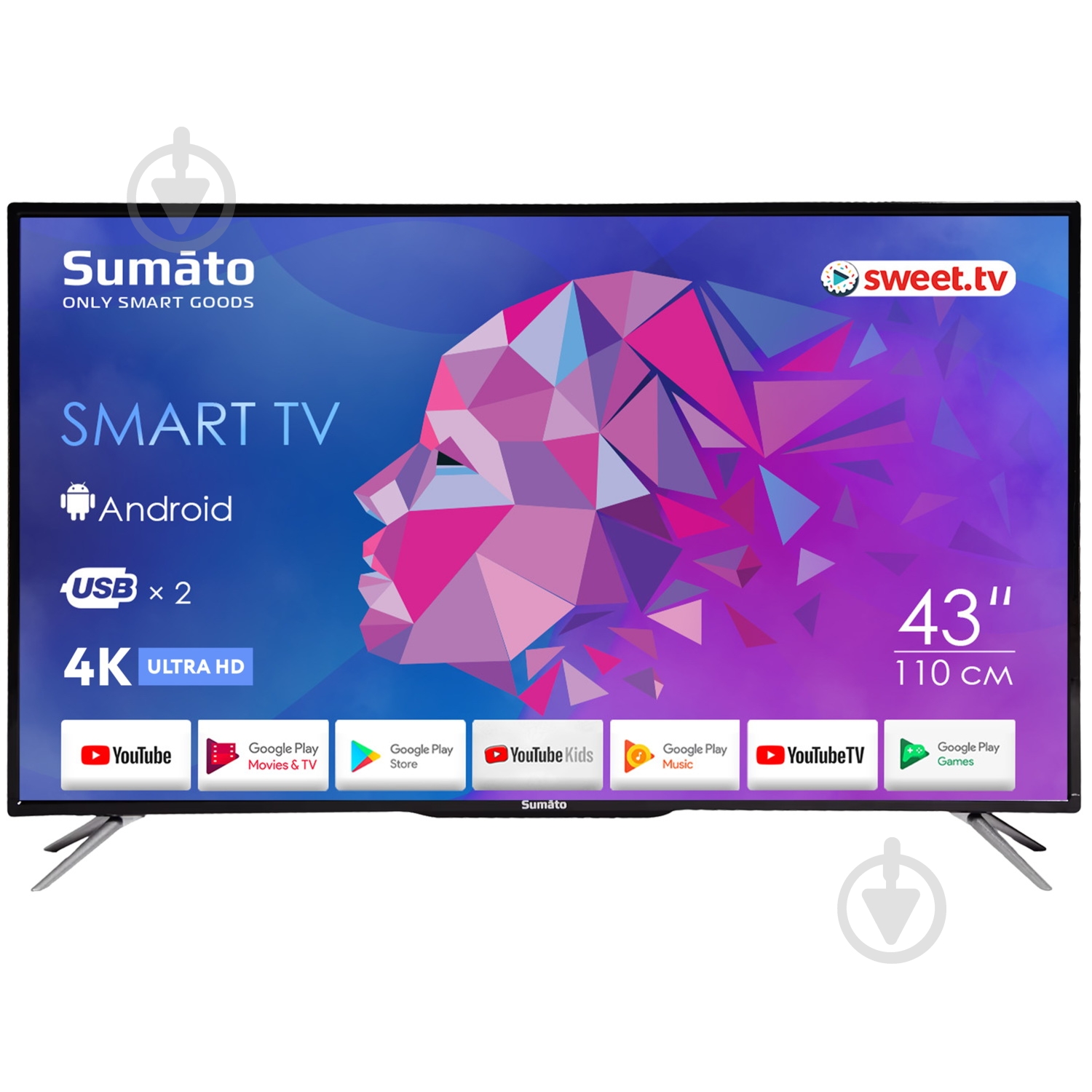 Телевизор SUMATO 17071 43UTS03 - фото 3