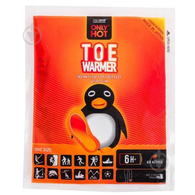Грелка термохимическая Only Hot Toe Warmer (для ног) - фото 1