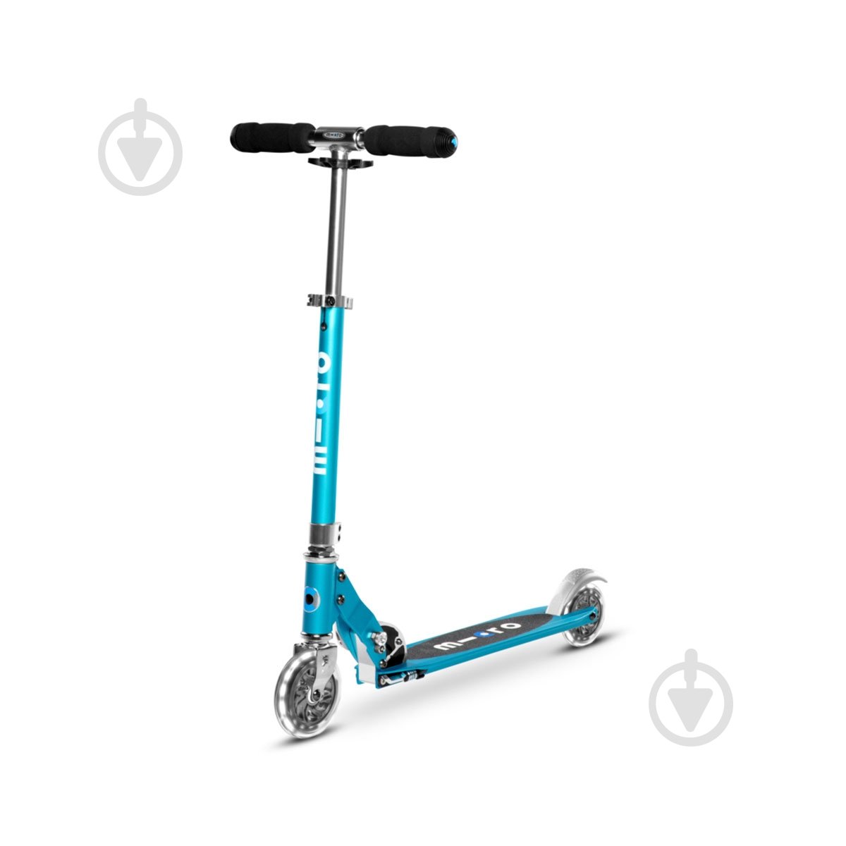 Самокат Micro дитячий Sprite LED блакитний - фото 1