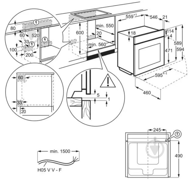 Духовой шкаф AEG BPK556360M - фото 8