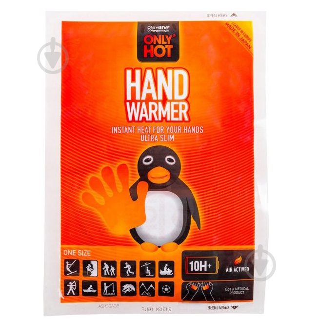 Грелка термохимическая Only Hot Hand Warmer (для рук) - фото 1 Грелка термохимическая Only Hot Hand Warmer (для рук) - фото 1