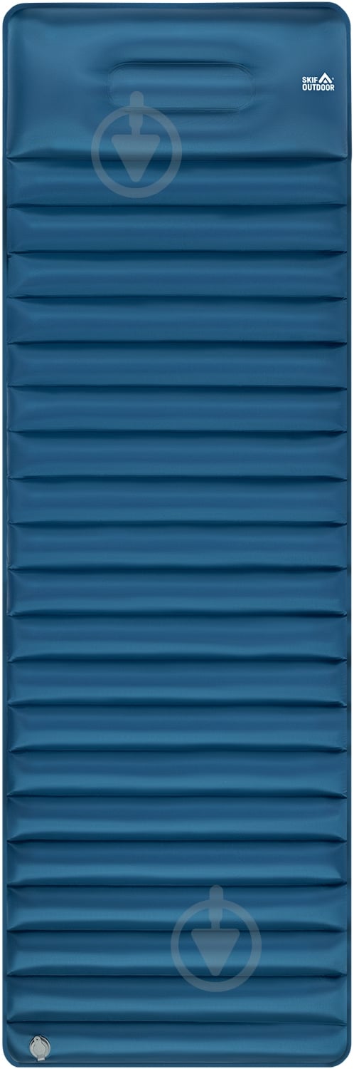Каремат надувной тактический SKIF Outdoor Scout 2 389.04.37 188x60 см темно-синий - фото 1 Каремат надувной тактический SKIF Outdoor Scout 2 389.04.37 188x60 см темно-синий - фото 1