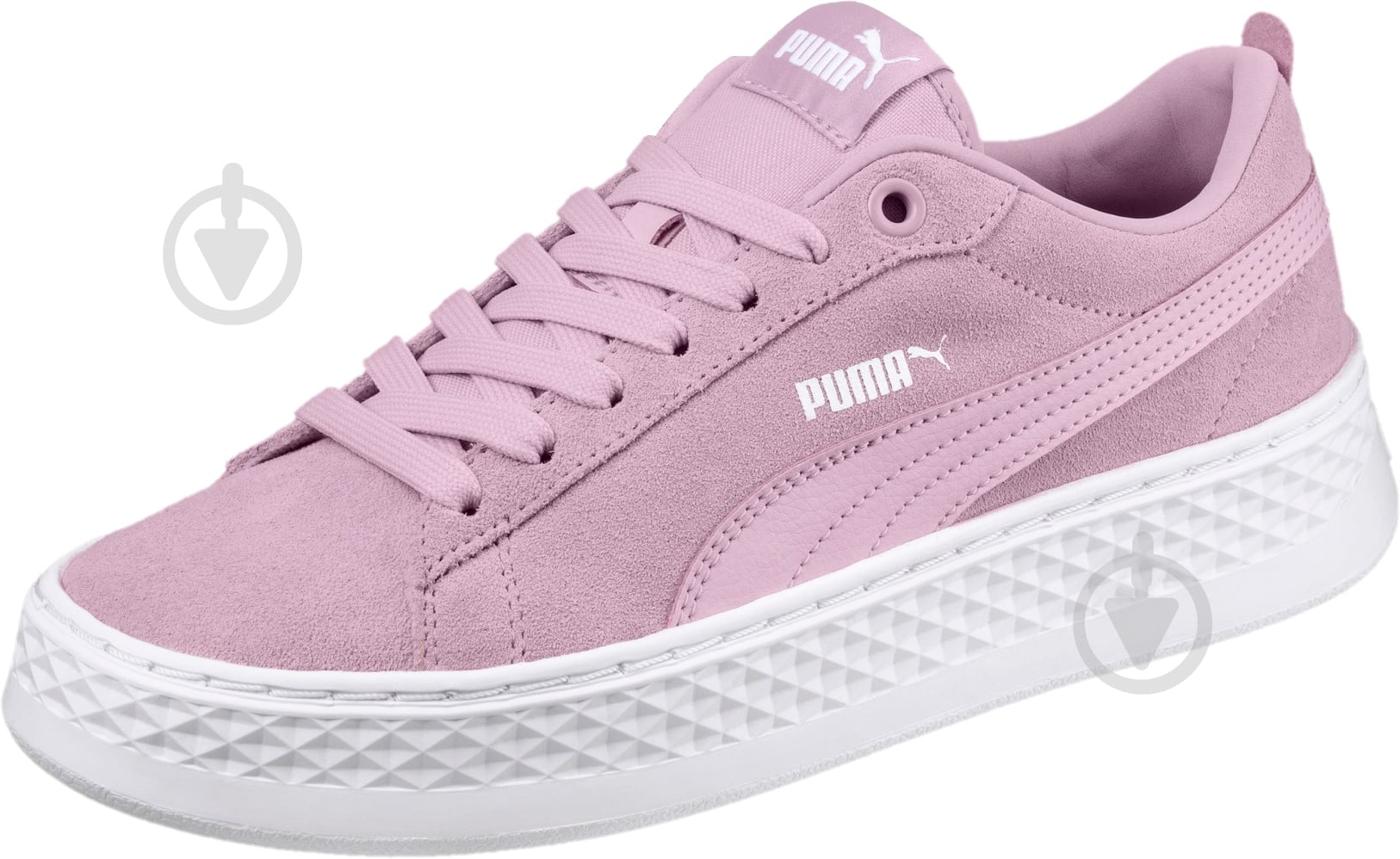 Кроссовки Puma Smash Platform SD 36648806 р.37,5 розовый - фото 1