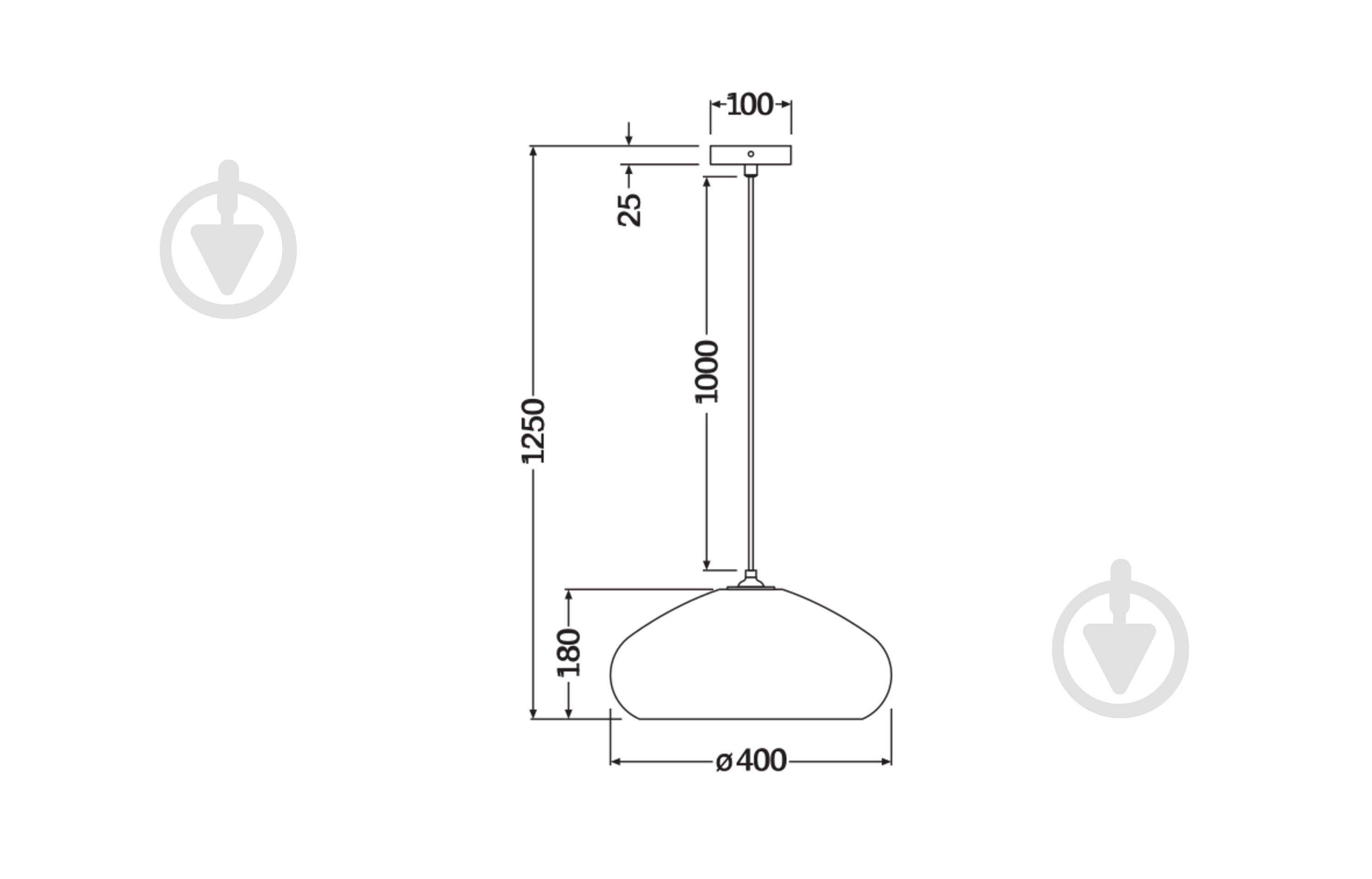 Подвес Ledvance Decor Cardboard Drop Pendant 1x/E27 коричневый - фото 7