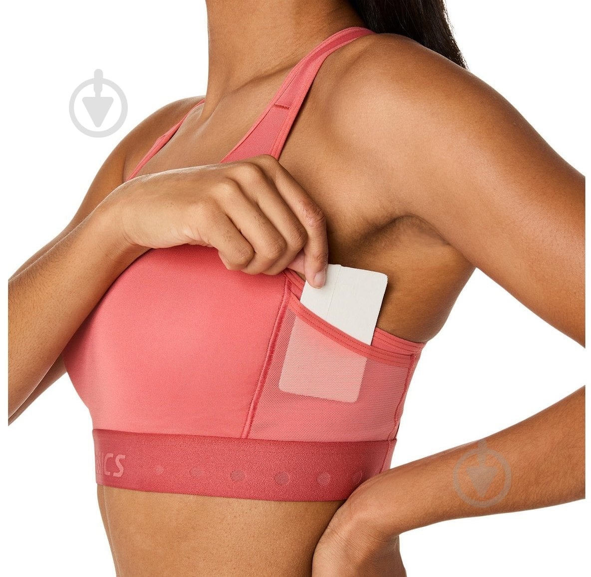 Топ Asics ROAD COMPRESSION BRA 2012C995-702 р.M розовый - фото 4