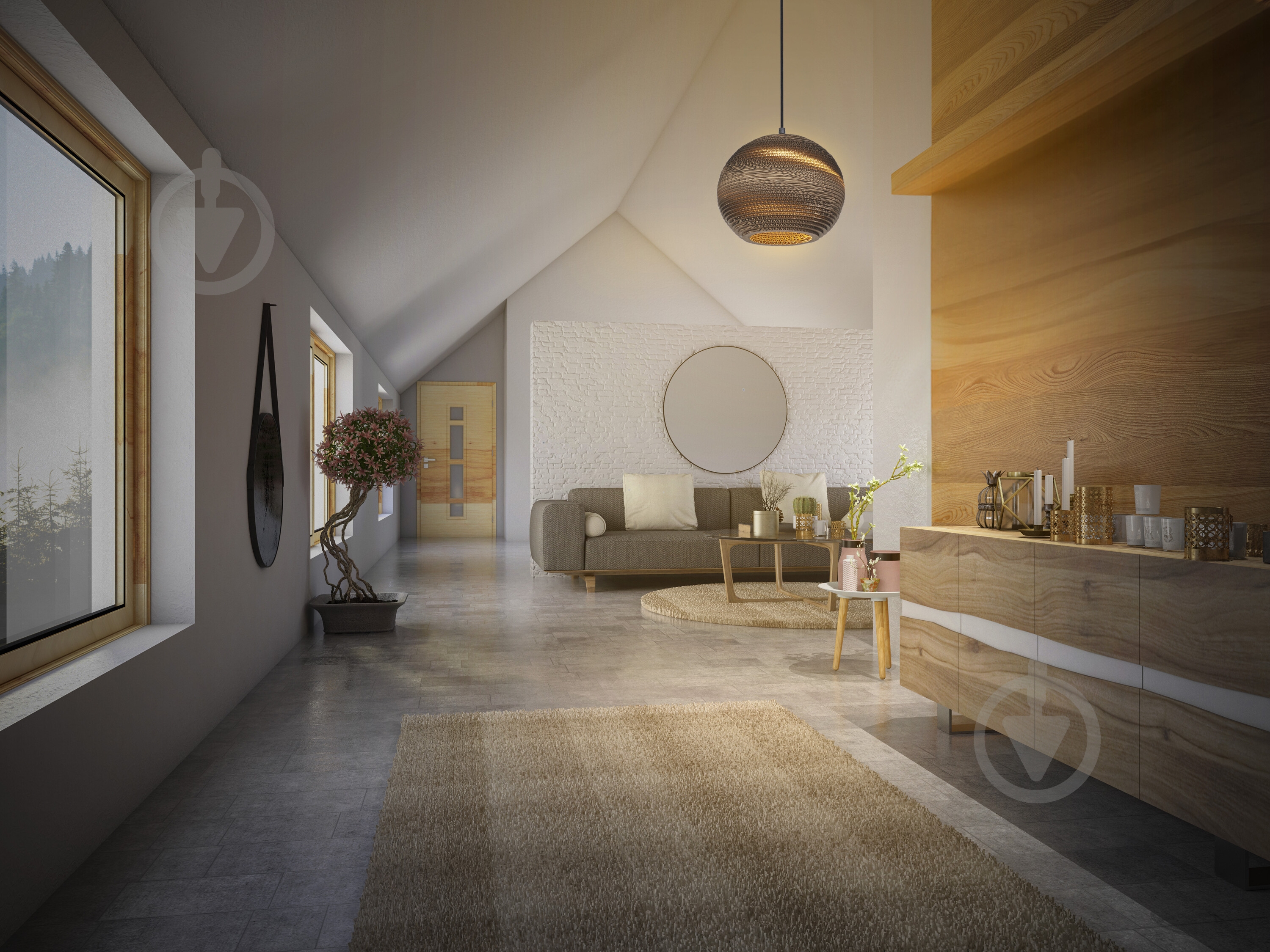 Подвес Ledvance Decor Cardboard Ball Pendant 1x/E27 коричневый - фото 14
