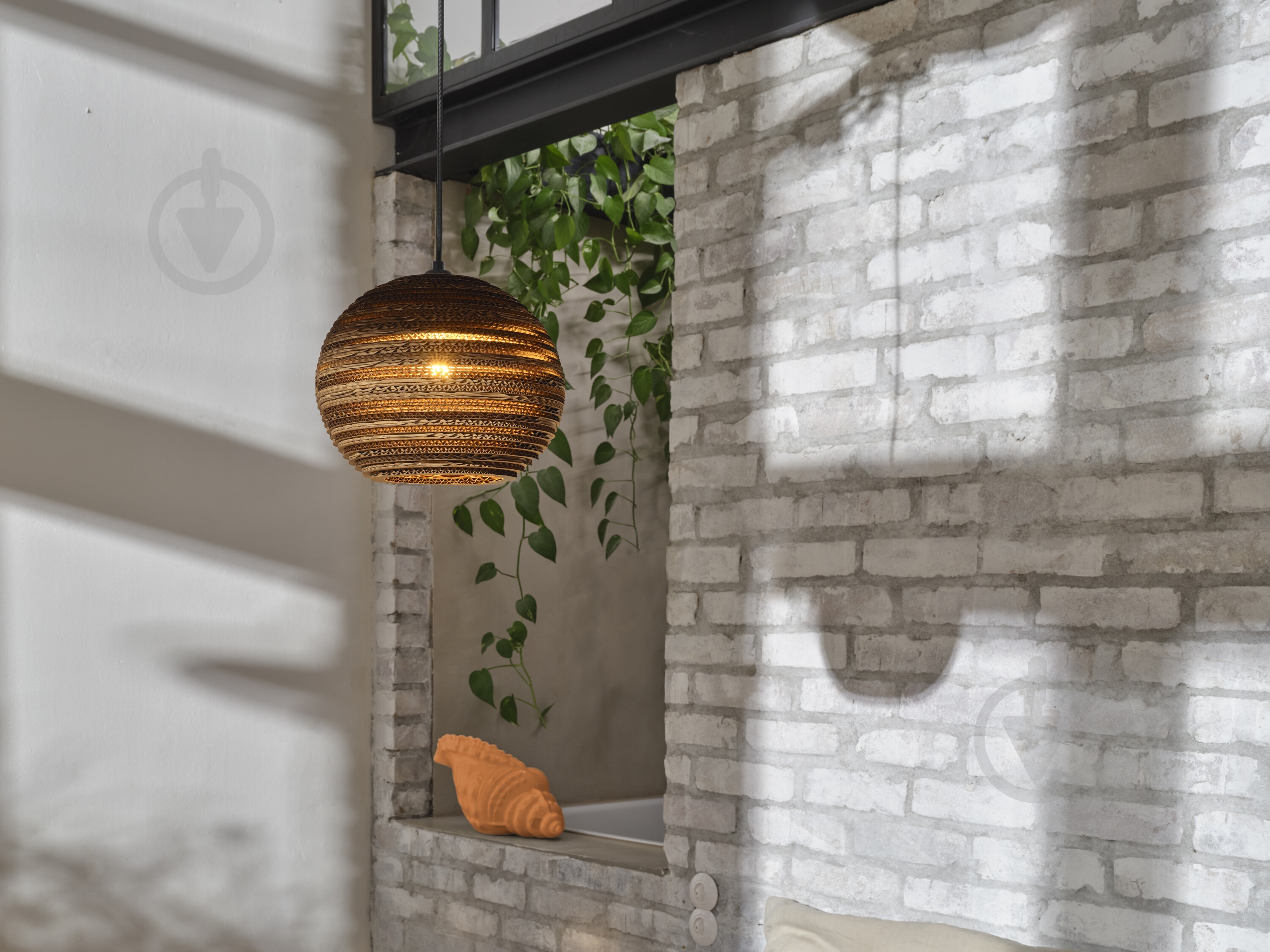 Подвес Ledvance Decor Cardboard Ball Pendant 1x/E27 коричневый - фото 13