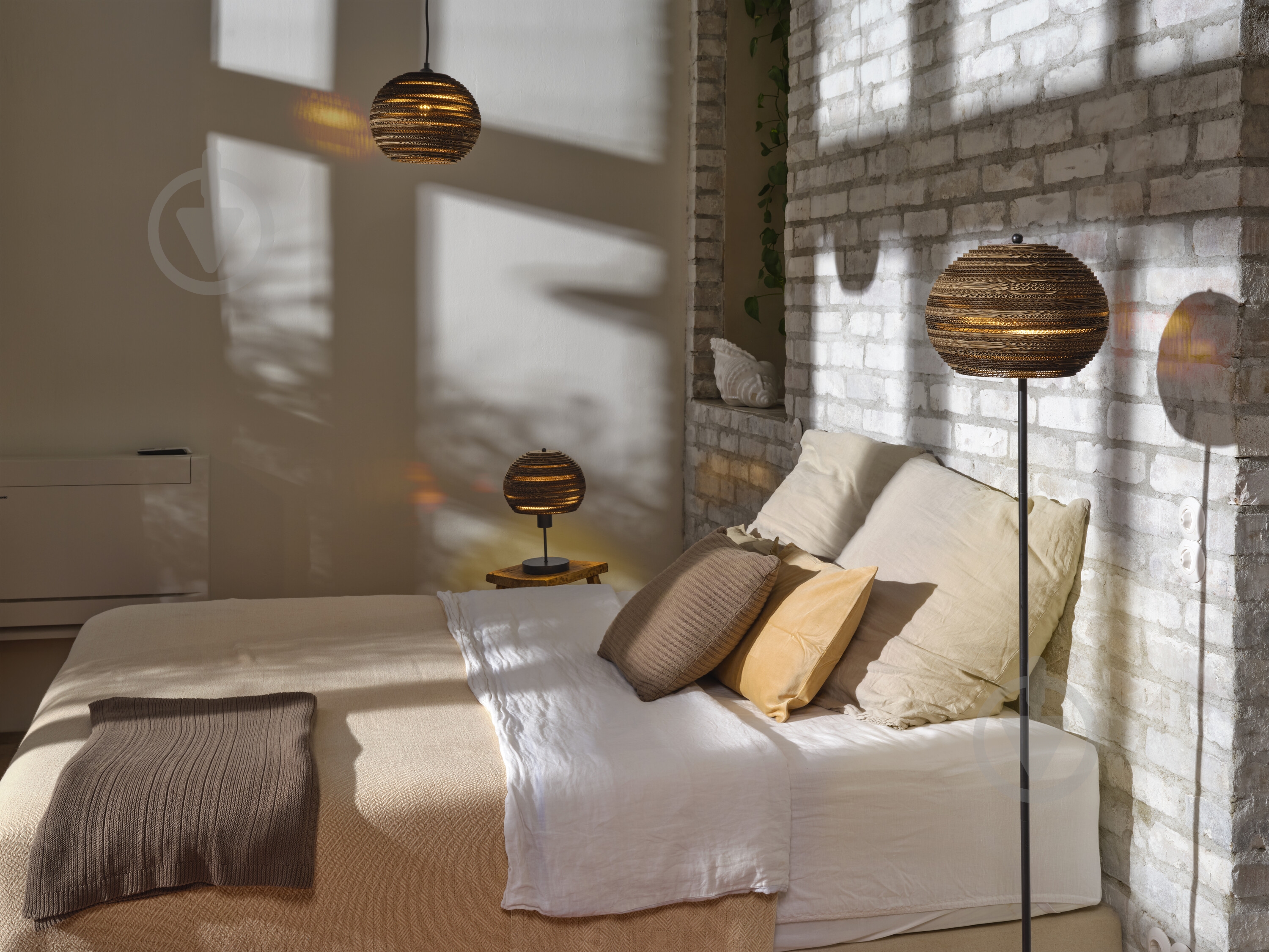 Подвес Ledvance Decor Cardboard Ball Pendant 1x/E27 коричневый - фото 16