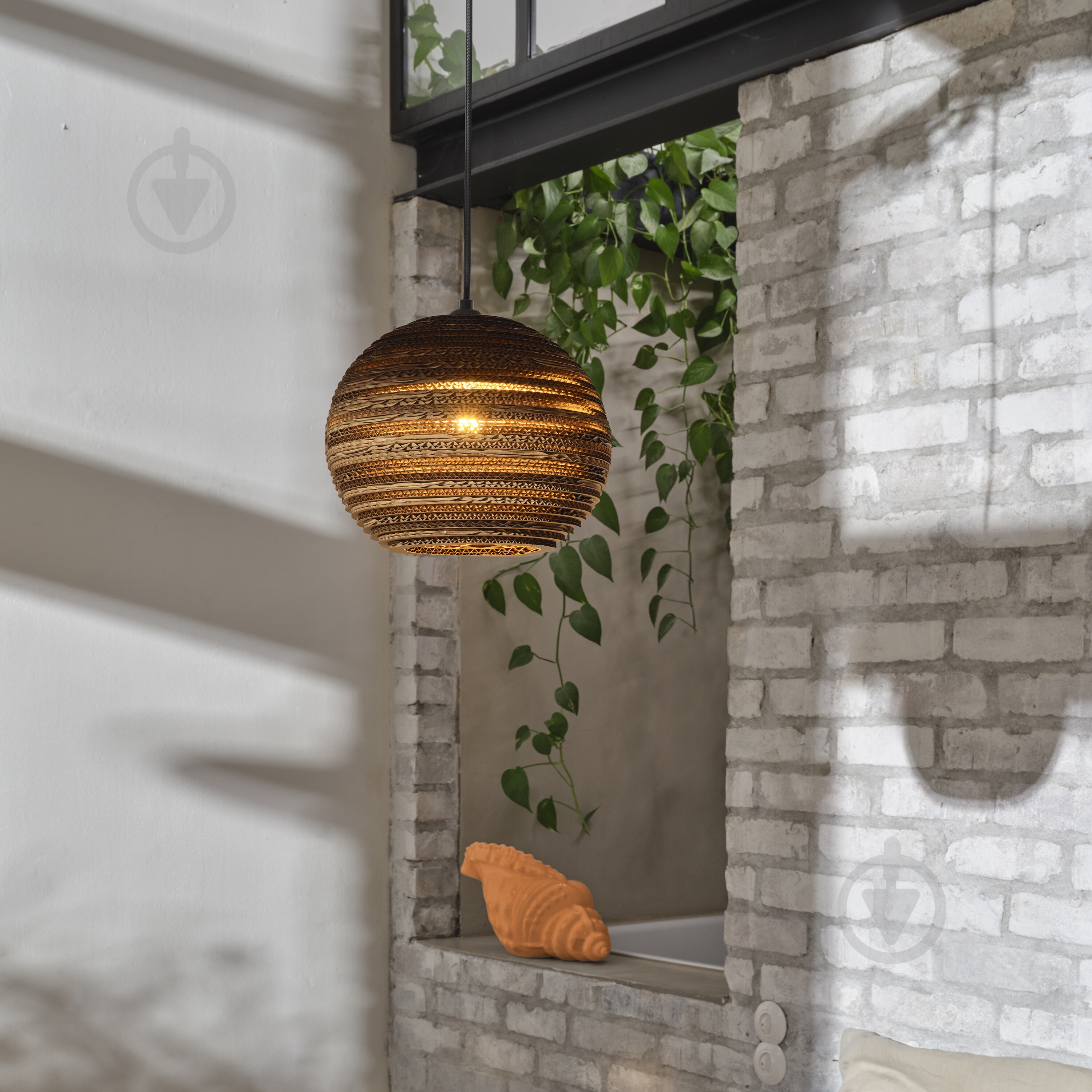 Подвес Ledvance Decor Cardboard Ball Pendant 1x/E27 коричневый - фото 12