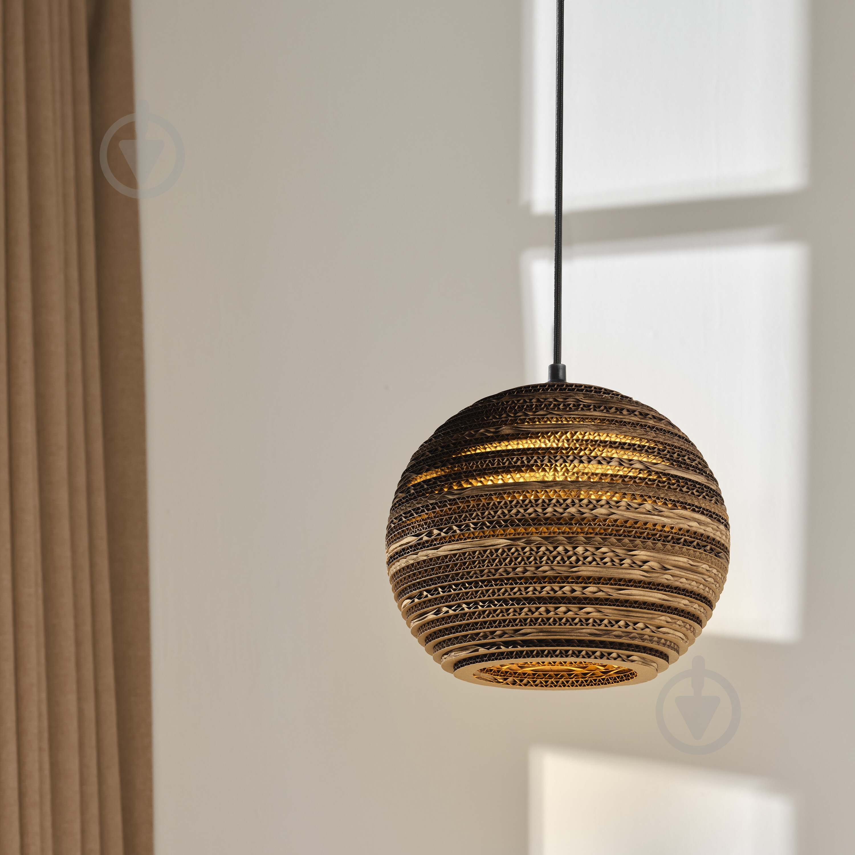 Подвес Ledvance Decor Cardboard Ball Pendant 1x/E27 коричневый - фото 8