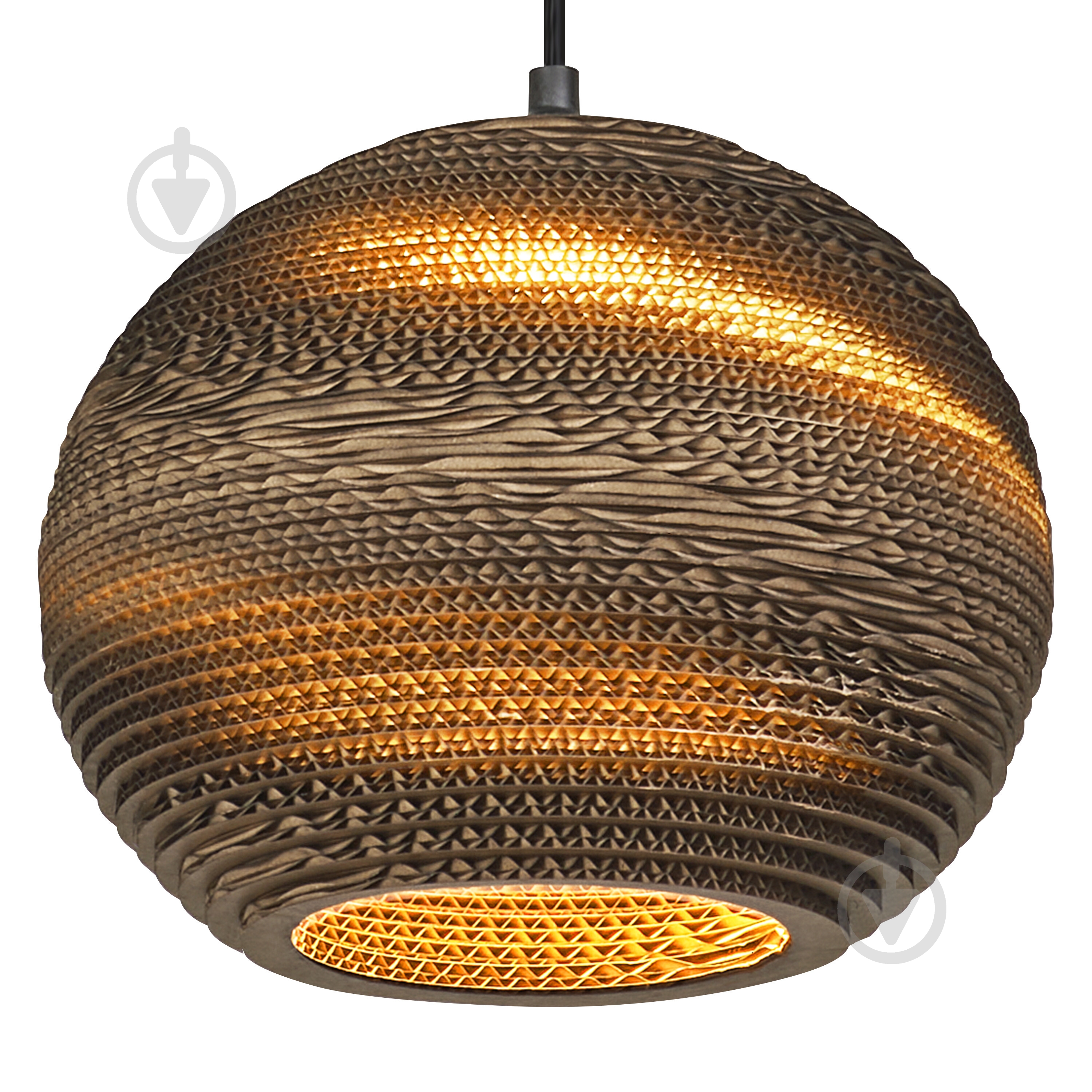 Подвес Ledvance Decor Cardboard Ball Pendant 1x/E27 коричневый - фото 2