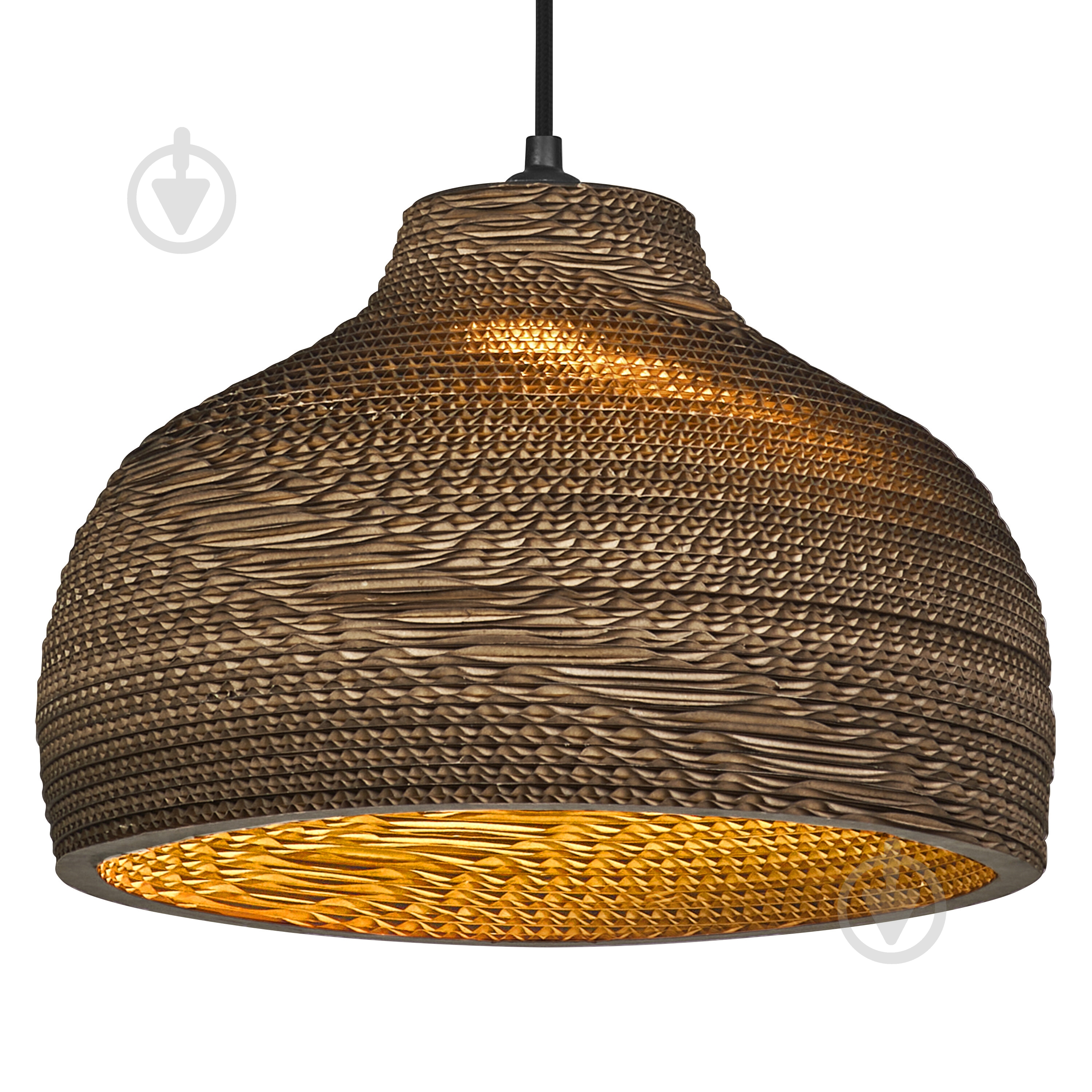 Подвес Ledvance Decor Cardboard Hat Pendant 1x/E27 коричневый - фото 2
