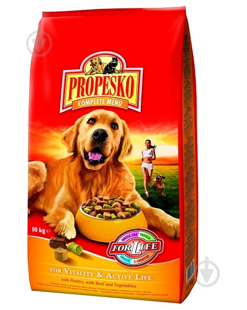 Корм сухой PROPESKO с говядиной 10 кг - фото 1