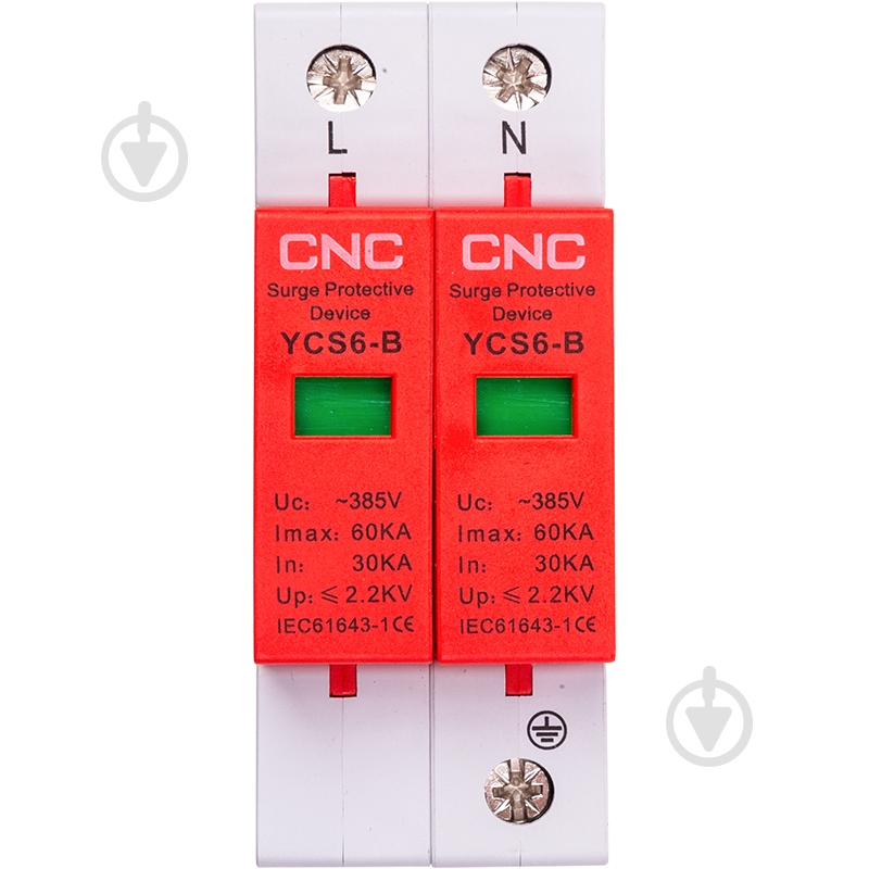 0226-101 nu専用 ᐉ Устройство защиты от импульсных перенапряжений CNC 2P, клас B