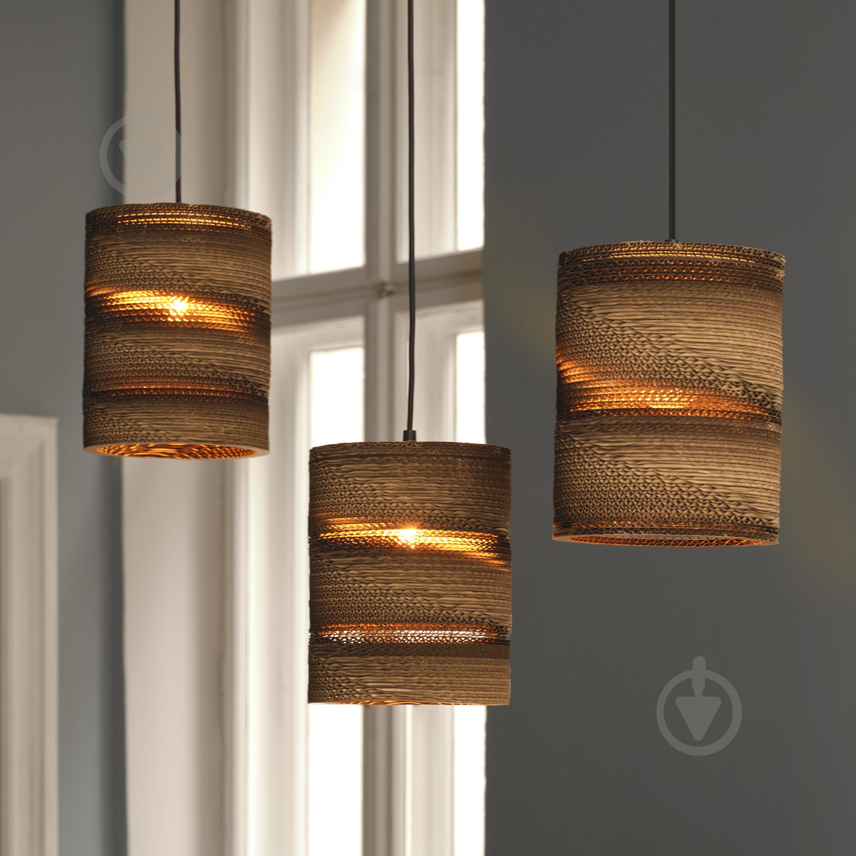 Подвес Ledvance Decor Cardboard Cylinder Pendant Brown 3x/E27 - фото 11